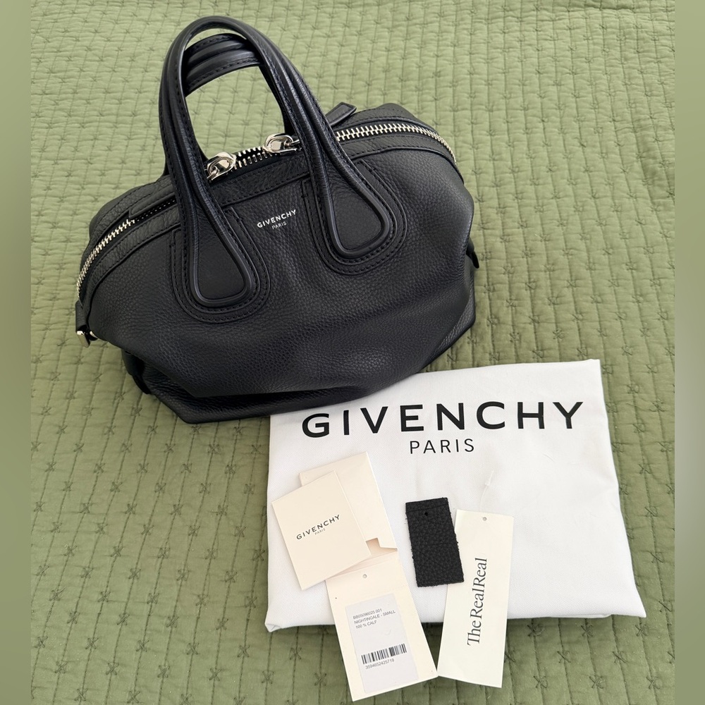 Givenchy Black Calfskin Small Nightingale
